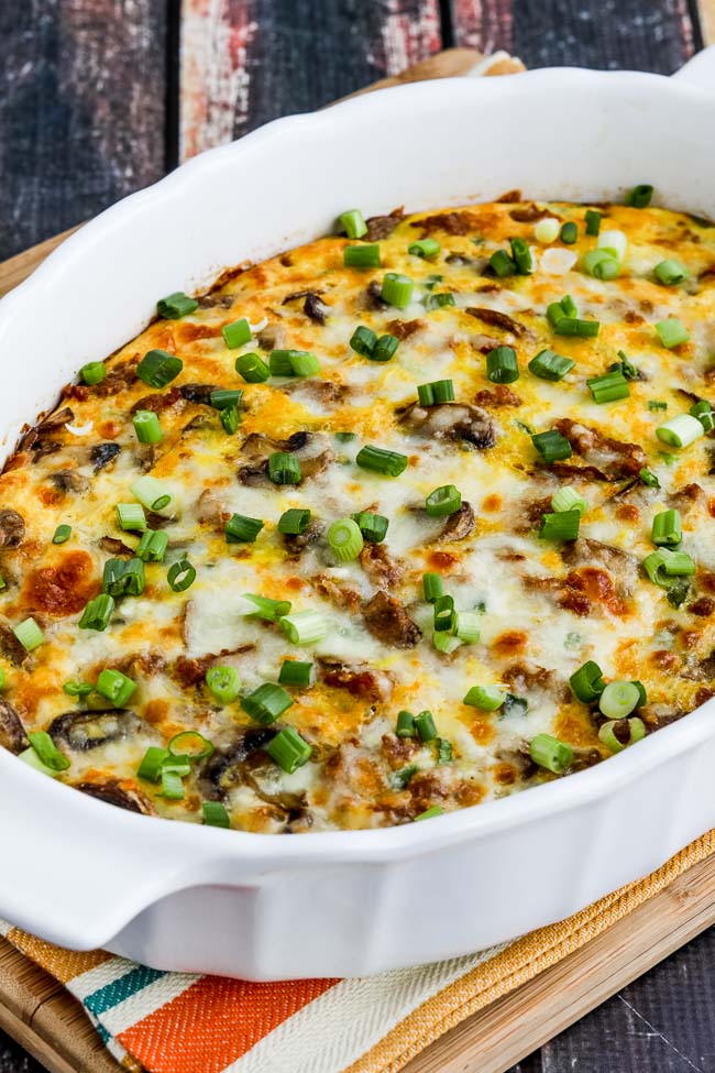 More Breakfast Casserole Recipes to Try: Breakfast Casserole with Mushrooms, Green Bell Peppers, and Feta from FBD Green Chile Baked Breakfast Casserole from My Wooden Spoon Broccoli Cheese Breakfast Casserole from FBD Breakfast Pizza Casserole from Just Baking Mushroom and Feta Breakfast Casserole from FBD