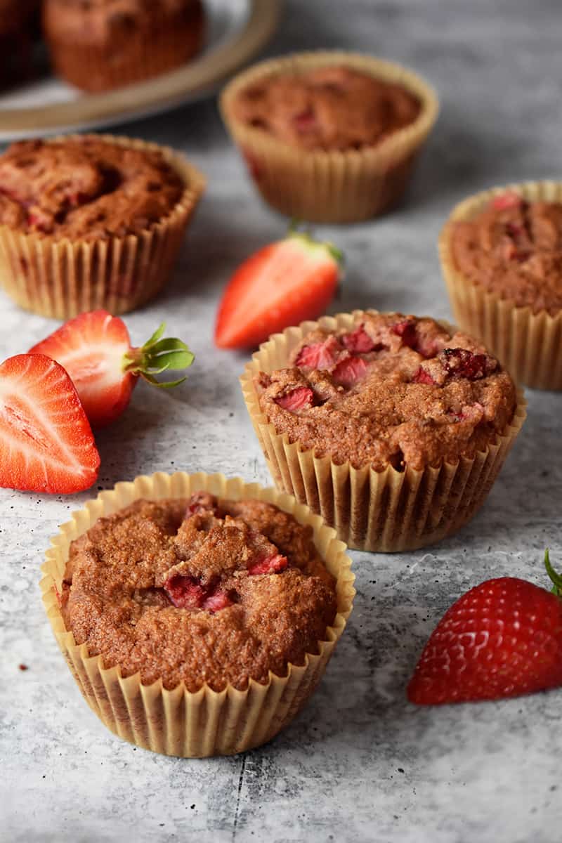 Strawberry Muffins Paleo Gluten Free - gmedia