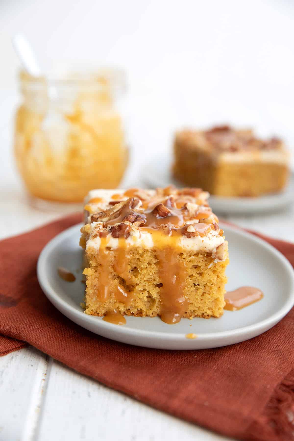 Keto Pumpkin Poke Cake - gmedia