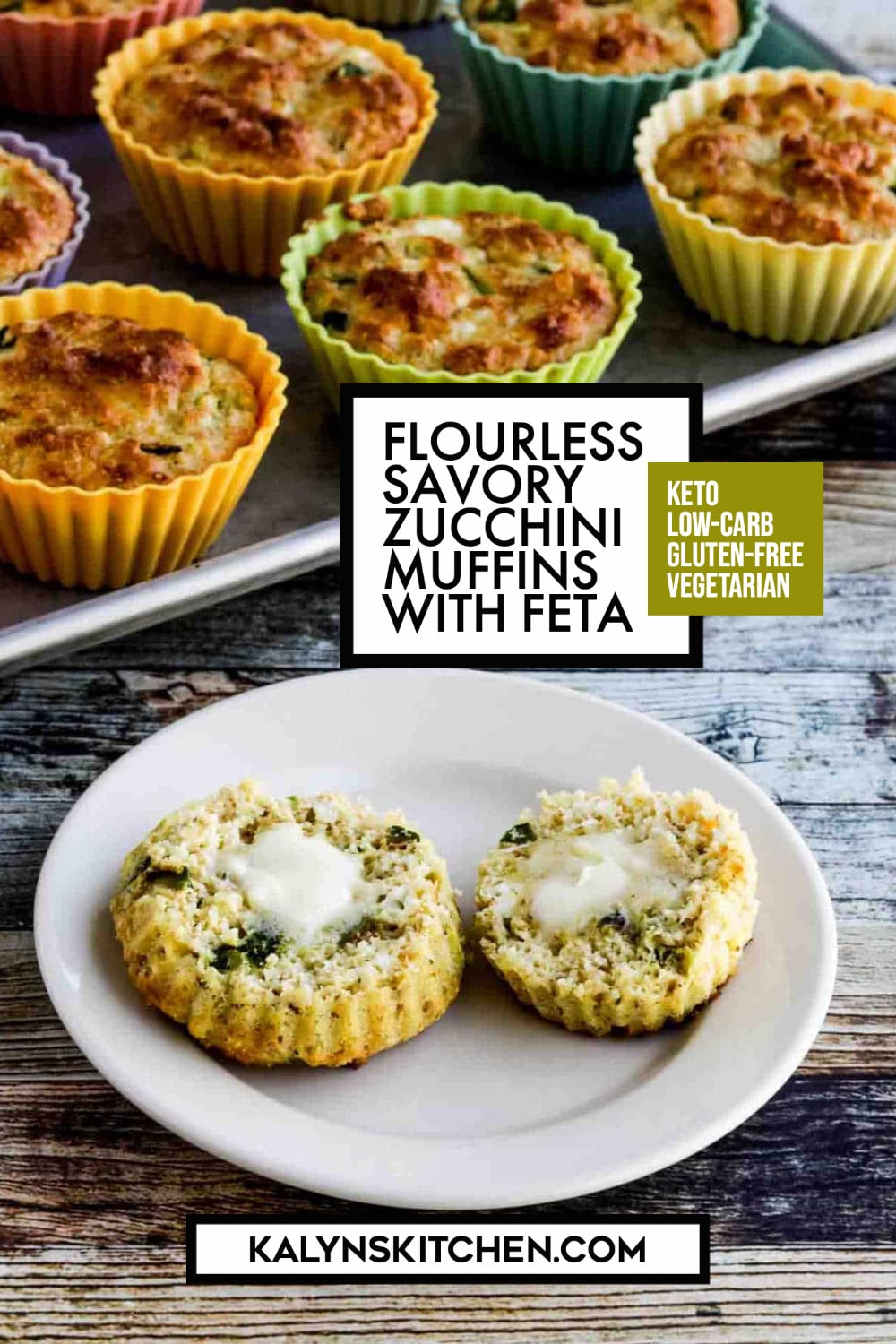 Flourless Savory Zucchini Muffins With Feta Video Fbd - gmedia