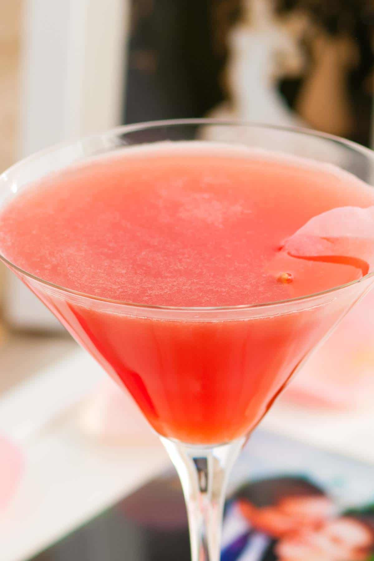 Fresh Watermelon and Tea Martini Cocktail - gmedia