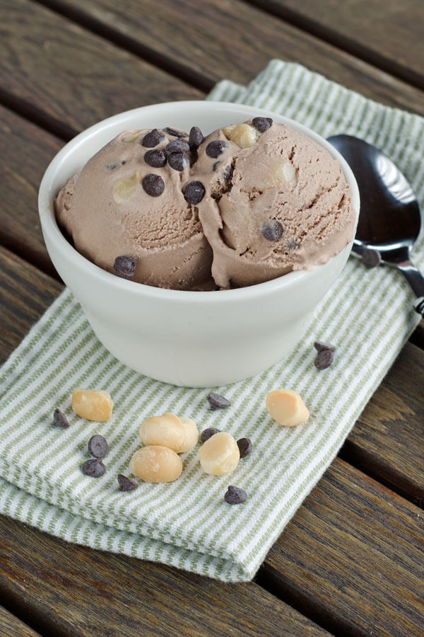 Double Chocolate Macadamia Ice Cream - gmedia