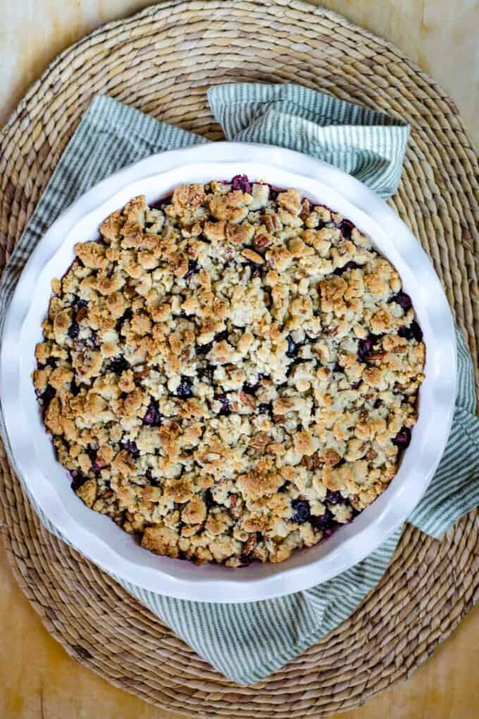 Peach Blueberry Crisp Gluten Free Paleo Vegan - gmedia