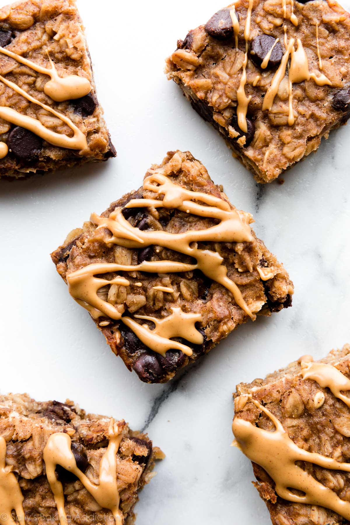 Peanut Butter Banana Oatmeal Bars - gmedia