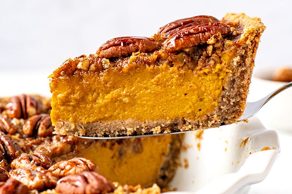 Pumpkin Pie With Pecan Crust Topping Gluten Free Paleo - gmedia