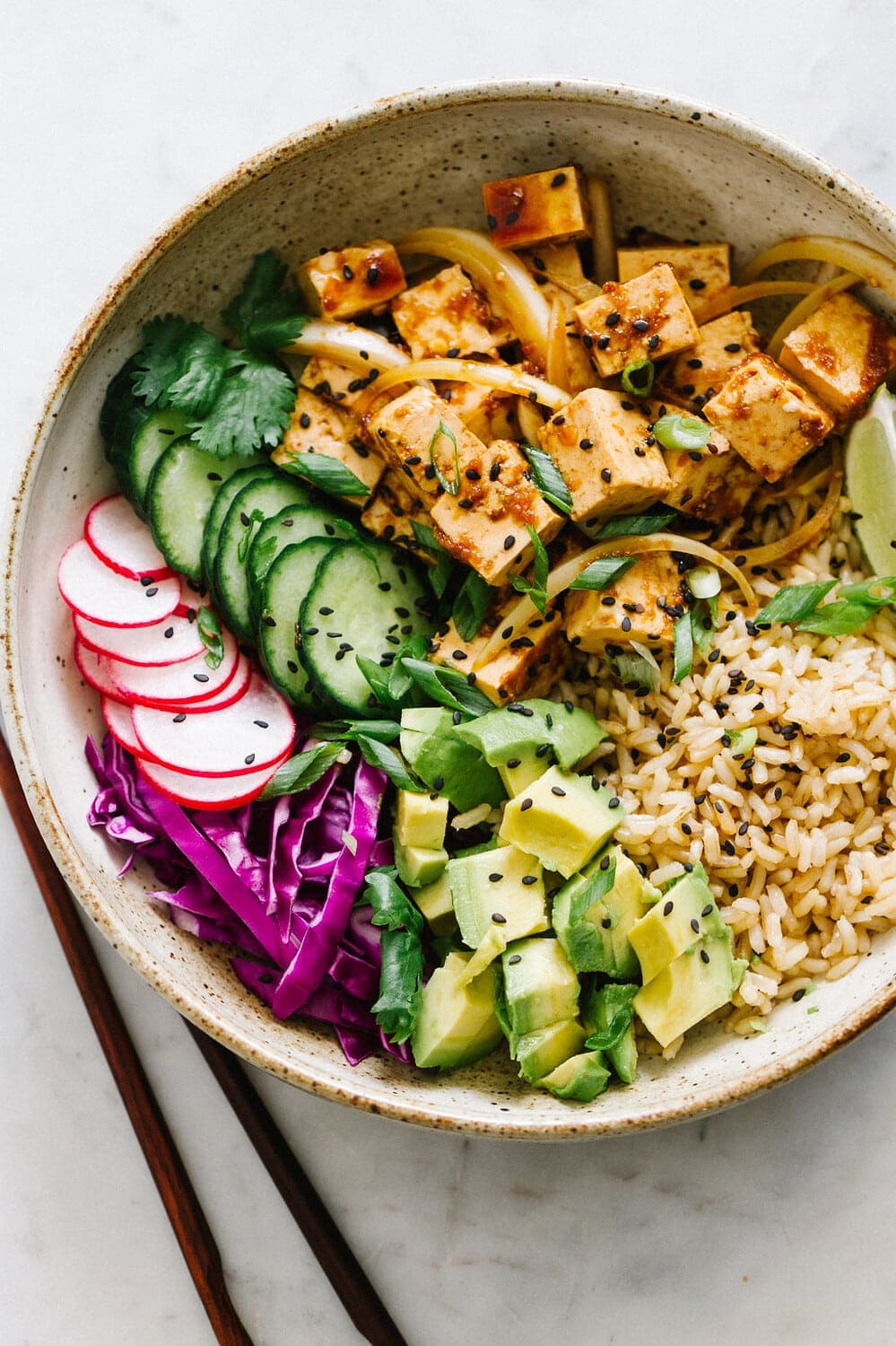 Healthy Vegan Tofu Poke Bowl - gmedia