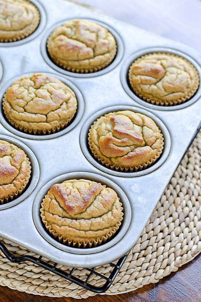 Low carb banana muffins