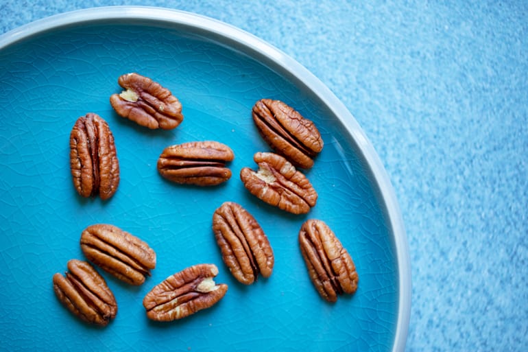 Close Up Shot of Pecans