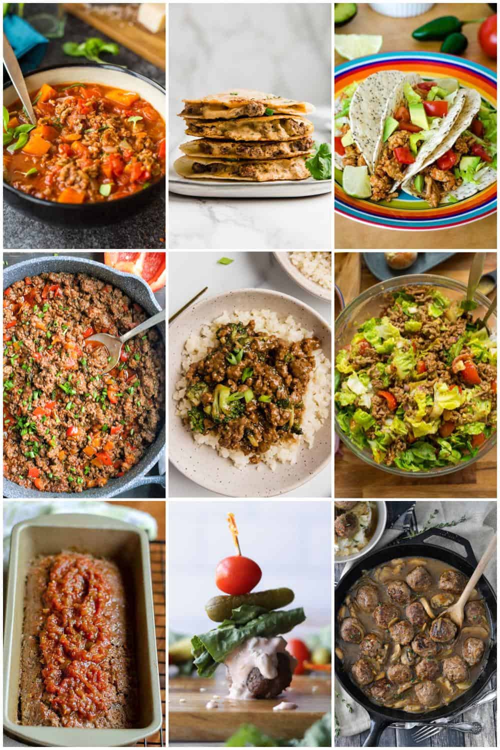 Easy ground beef recipes