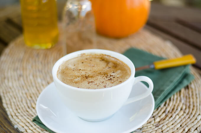 Pumpkin Spice Coconut Lattes | Paleo Holiday Breakfast