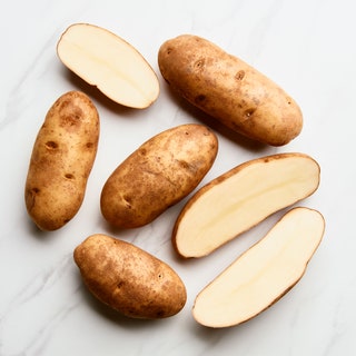 Russet potatoes.