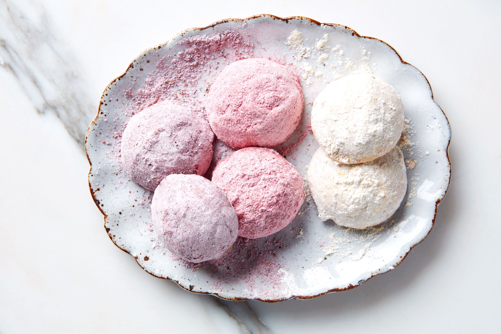 Photo of Pastel Butter Cookies on a serving platter.