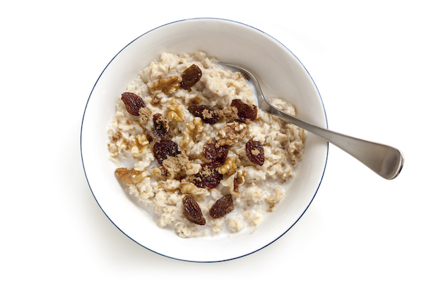 Isolated Bowl of Oatmeal | How to Eat More Protein