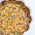 Bacon olive quiche