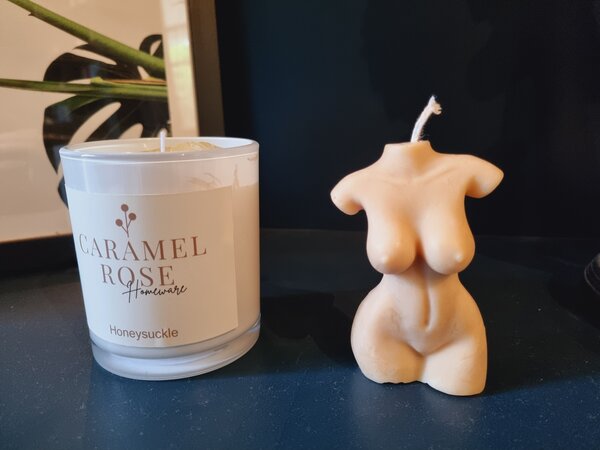 Caramel Rose Candles