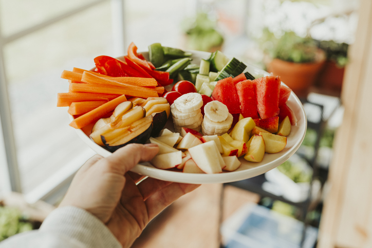 plate of fiber foods | Ozempic Foods to Avoid