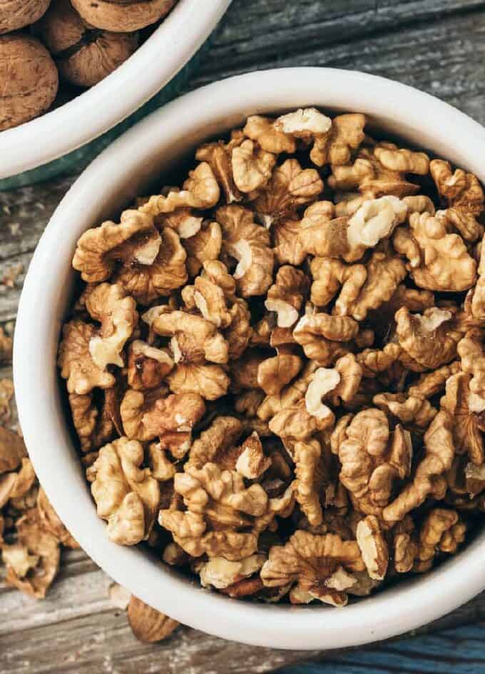 Walnuts in bowl