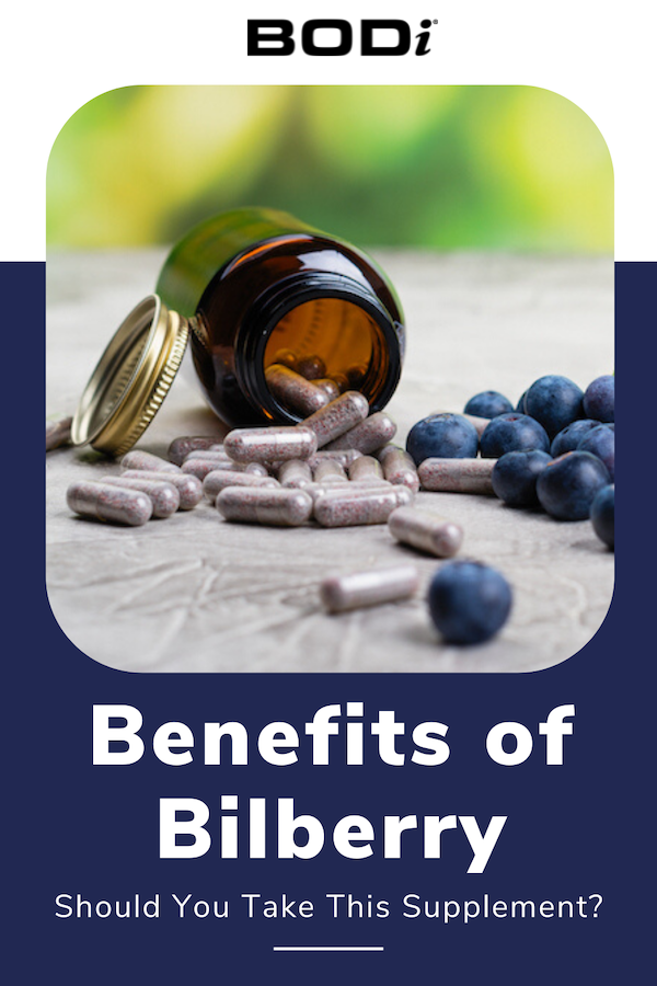 Pin Image of Bilberry and Supplements