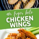 Air fryer keto chicken wings